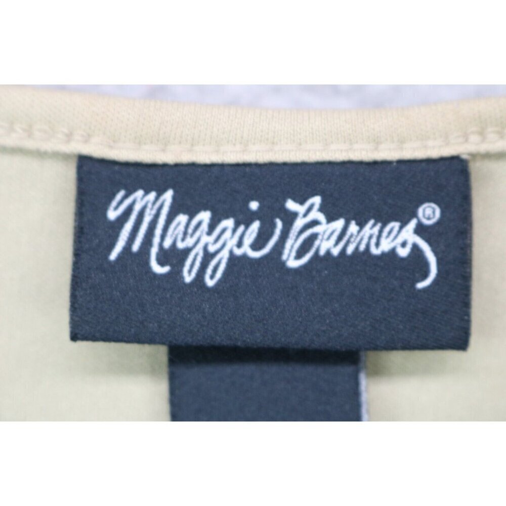Maggie Barnes Sheer Animal Print Top w/ Tank-Size 5X (34-36W) - Picture 2 of 11